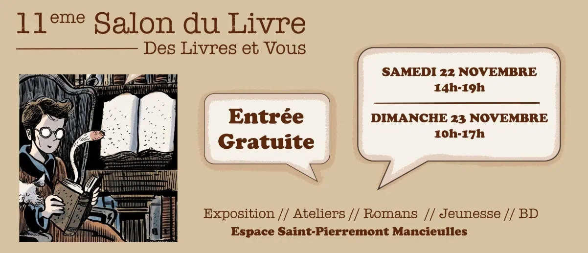 Salon du Livre 2025 à Val de Briey (Mancieulles) – Auteurs, ateliers et animations