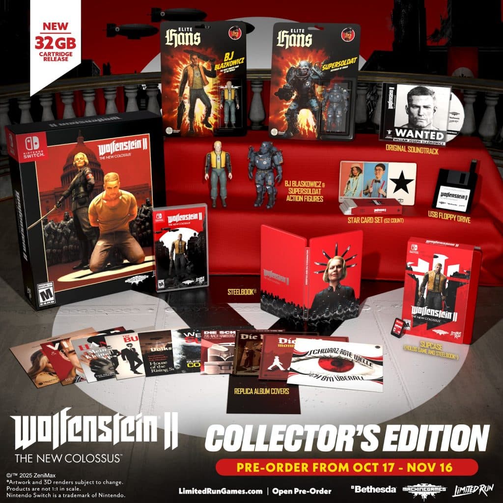Précommandes physiques de Wolfenstein II: The New Colossus sur Switch