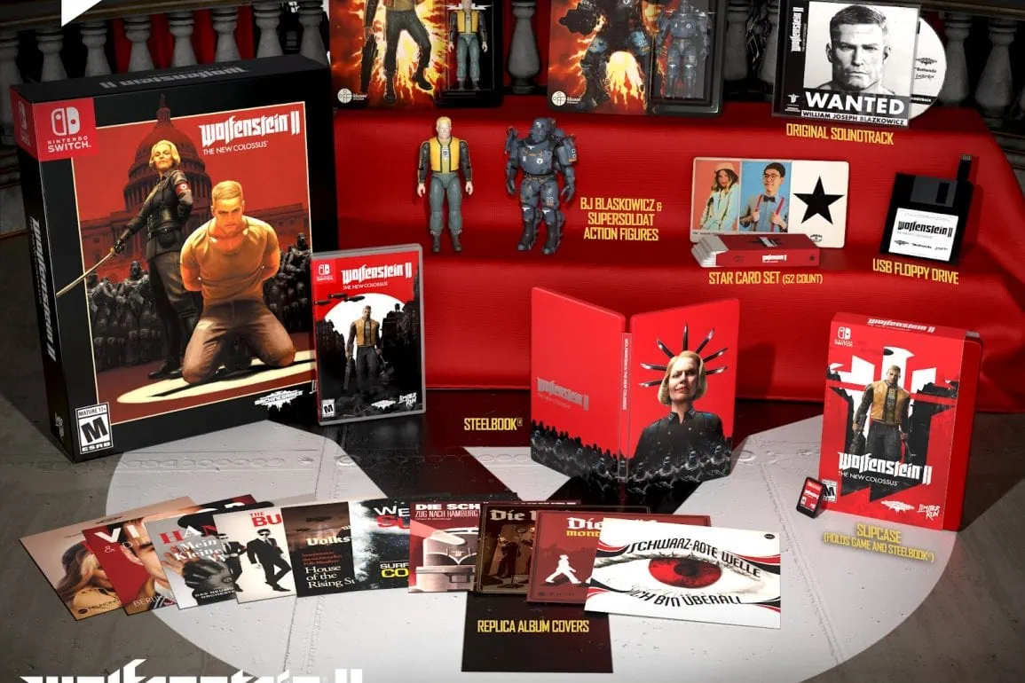 Précommandes physiques de Wolfenstein II: The New Colossus sur Switch