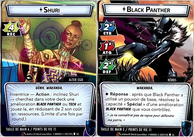 Présentation de Marvel Champions le jeu de cartes - Black Panther