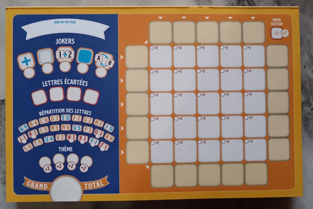 Test et avis de A la lettre! chez Don't Panic Games