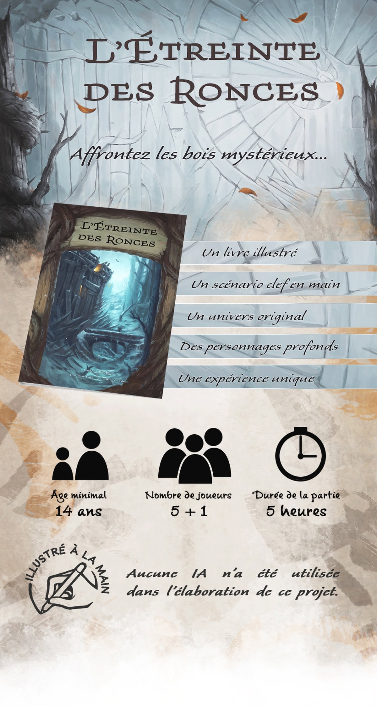 L'Étreinte des Ronces : Une Murder Party en huis clos immersif