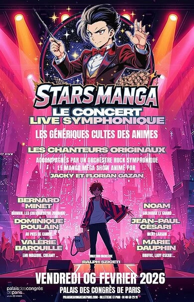 Stars Manga : Le concert symphonique qui va réveiller votre âme d'enfant des années Club Dorothée