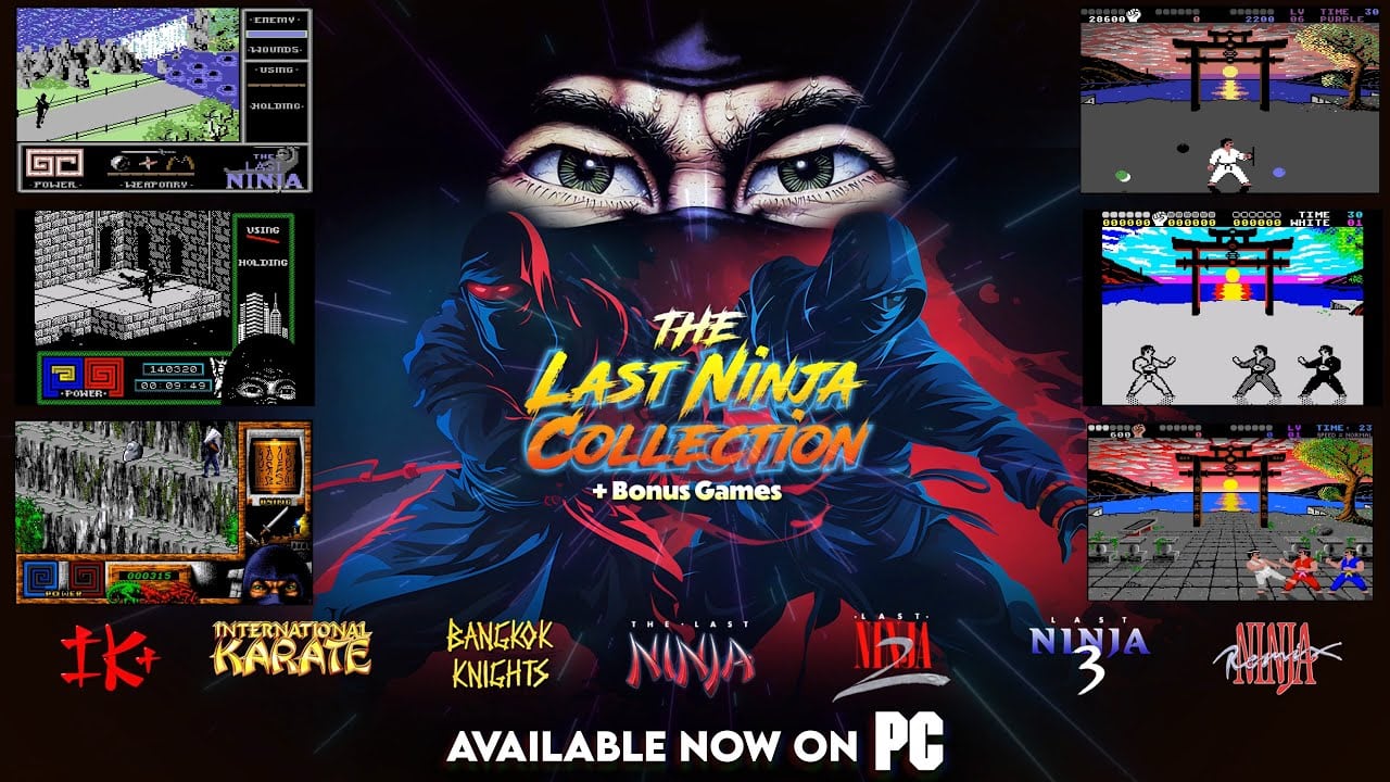 The Last Ninja Collection et ses jeux bonus arrivent sur Steam PC