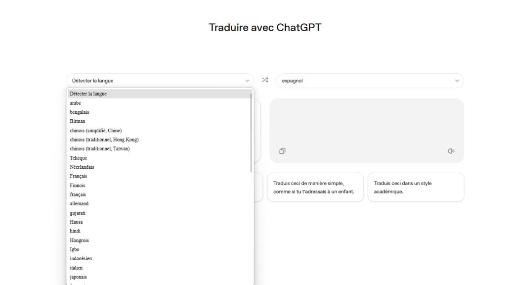 ChatGPT Translate : une nouvelle alternative gratuite à Google Translate et DeepL ?