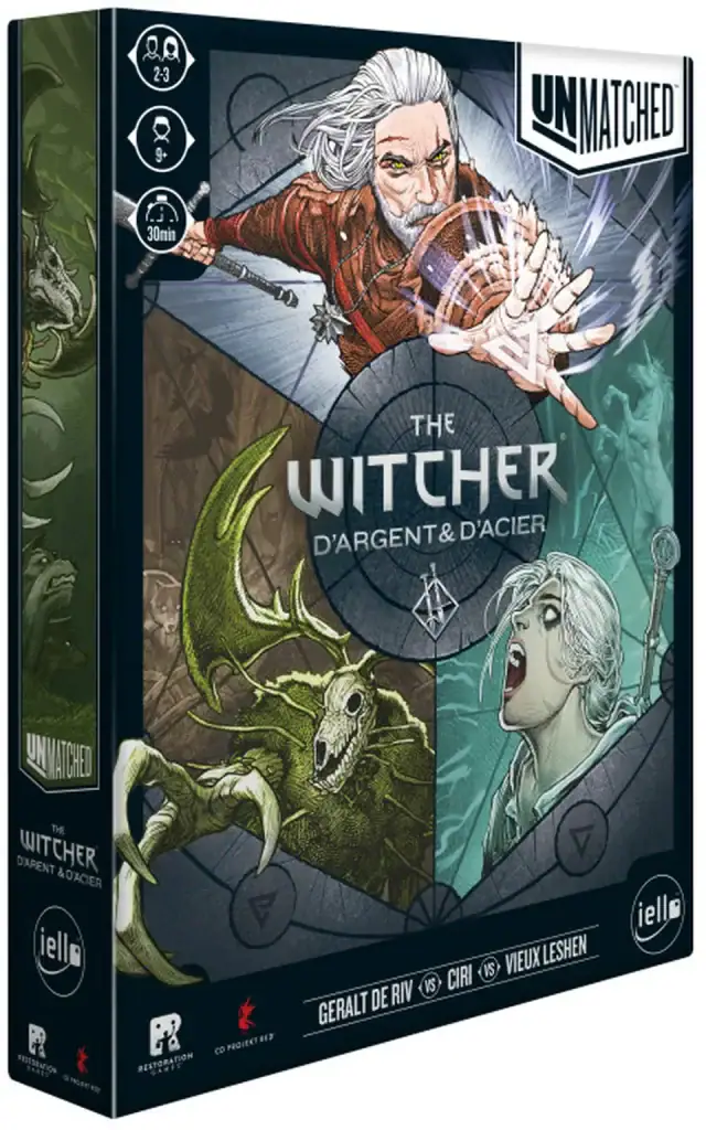 Test et avis de Unmatched The Witcher d'Argent et d'Acier chez Iello