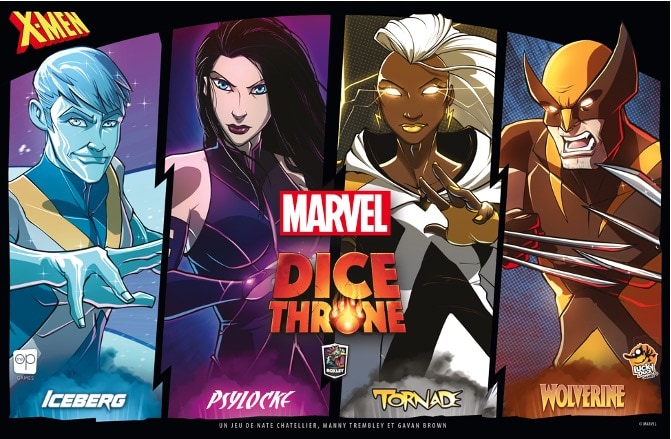 Test et avis de Marvel Dice Throne X-Men