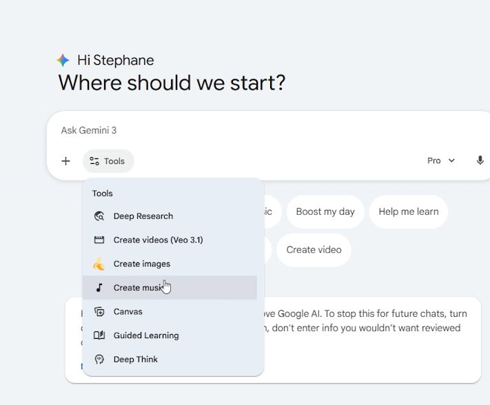Tuto et test de Lyria 3 : le générateur de musique IA de Google Gemini