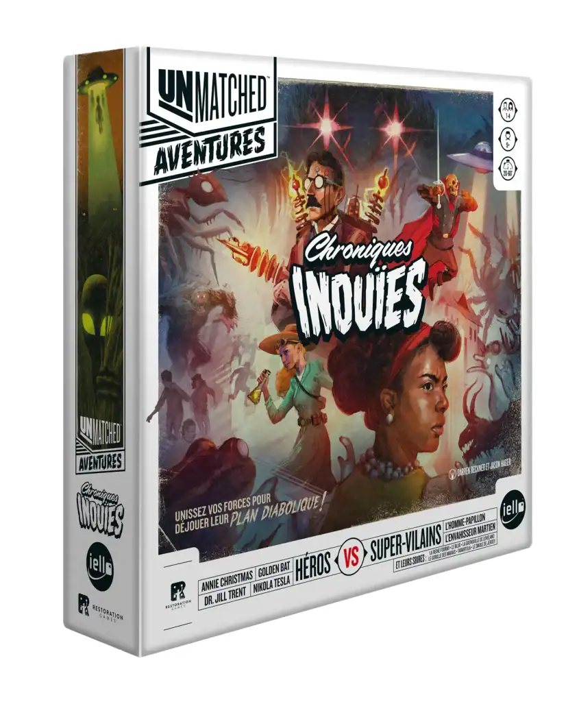 Test et avis de Unmatched Chroniques Inouïes chez Iello