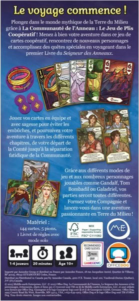 Test et avis de La Communauté de l’Anneau le jeu de plis