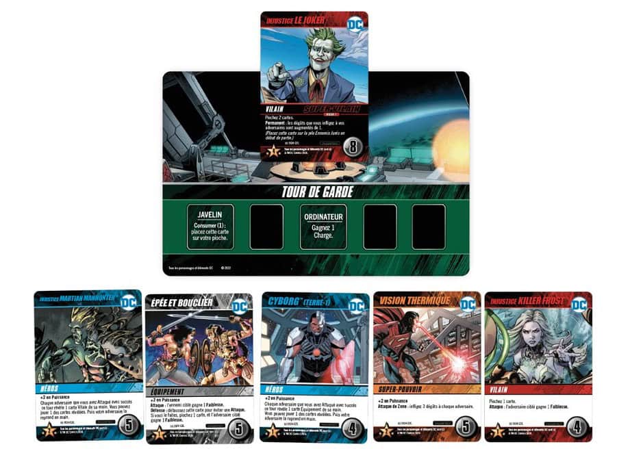 Test et avis de Deck-Building DC Comics Injustice : Les Dieux