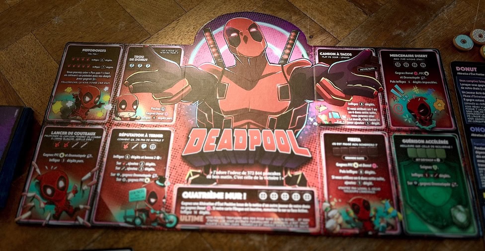Test et avis de Marvel Dice Throne : Deadpool