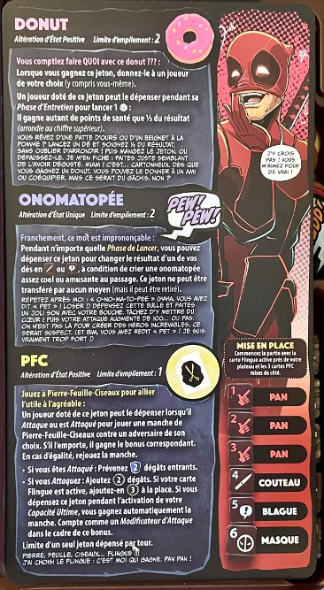 Test et avis de Marvel Dice Throne : Deadpool