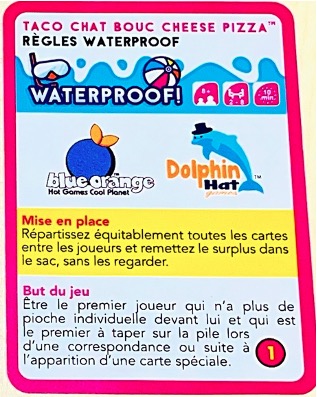 Test et avis de Taco Chat Bouc Cheese Pizza waterproof !