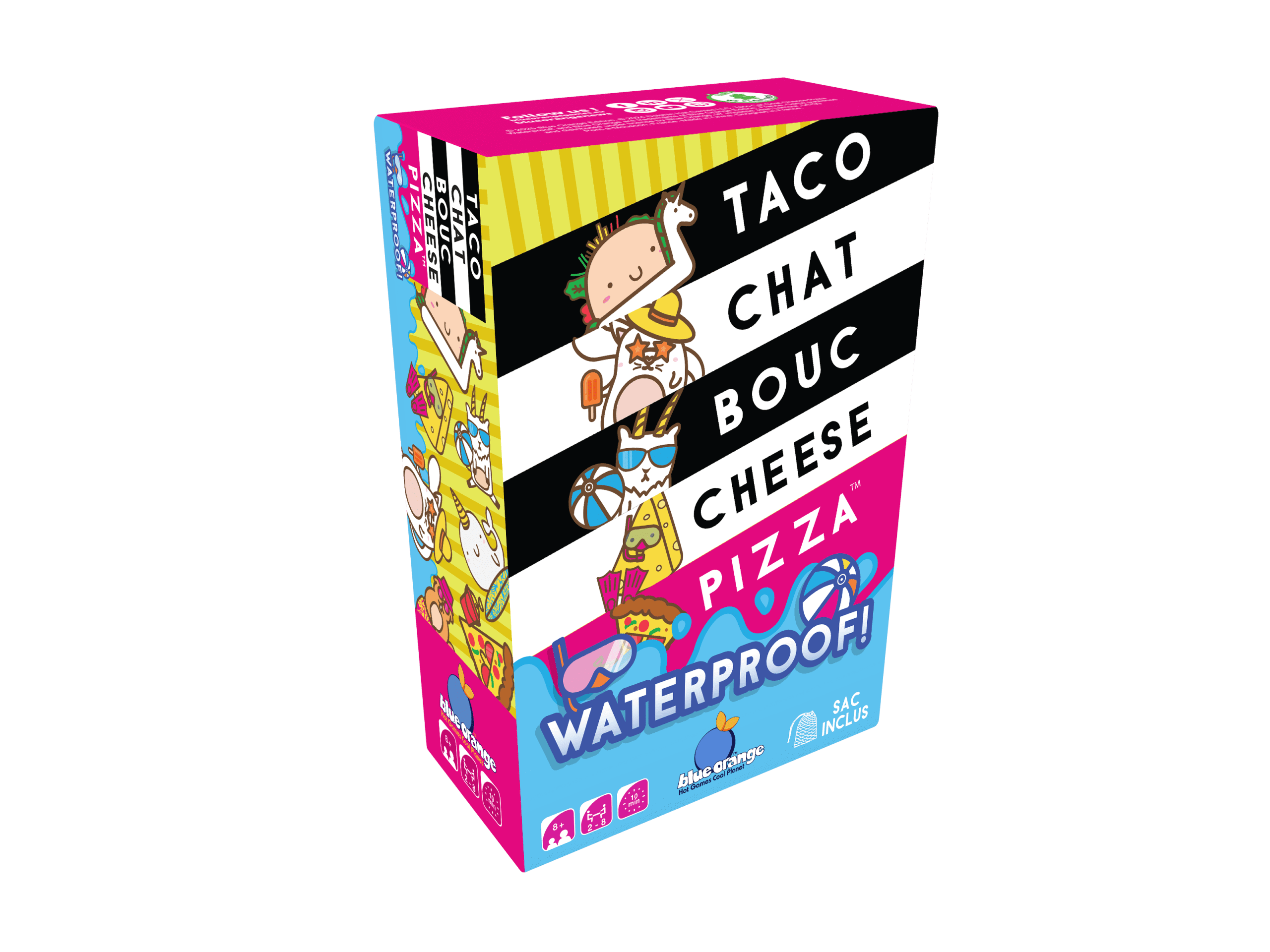 Taco Chat Bouc Cheese Pizza waterproof jeu