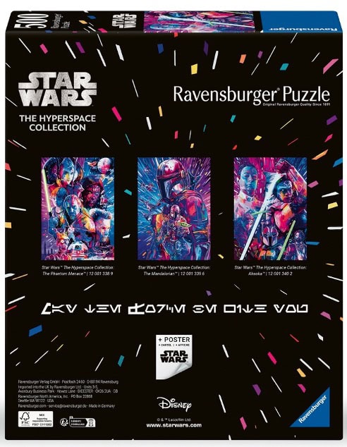 Test et avis de Puzzle Star Wars collection Hyperspace chez Ravensburger