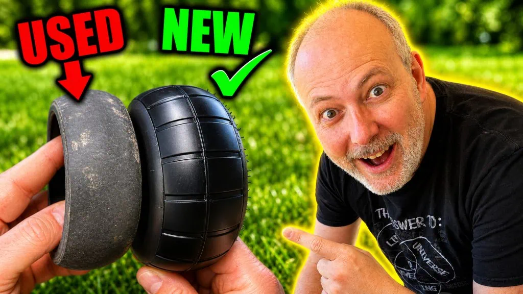 Robot tondeuse Husqvarna qui patine ? Changer les bandages (pneus)