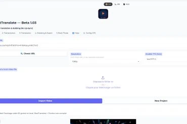 Clonage de voix et doublage vidéo en local : ZastTranslate passe en 1.03