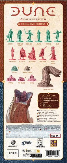 Présentation Dune Guerre Pour Arrakis- matériel exclusif