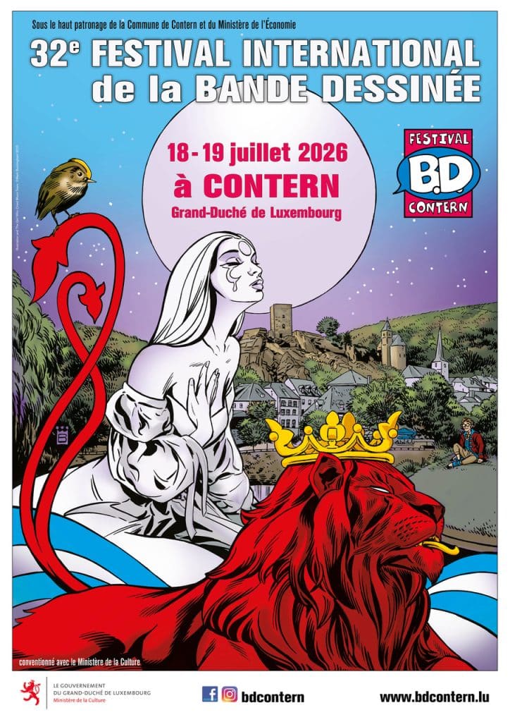 Festival BD Contern 2026 : auteurs, programme et infos au Luxembourg