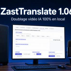 ZastTranslate 1.06 : traduire et doubler ses vidéos en local