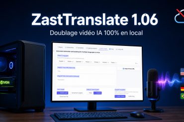 ZastTranslate 1.06 : traduire et doubler ses vidéos en local
