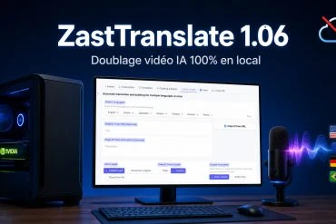 ZastTranslate 1.06 : traduire et doubler ses vidéos en local
