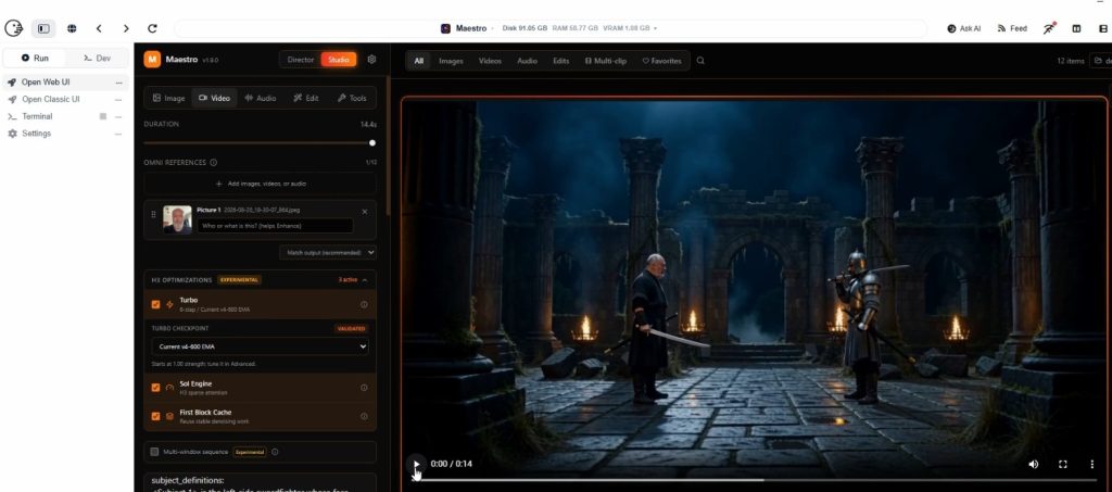 Tuto Maestro Pinokio : générer des vidéos MiniMax H3 en local