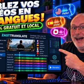 ZastTranslate : doubler ses vidéos avec sa propre voix en local