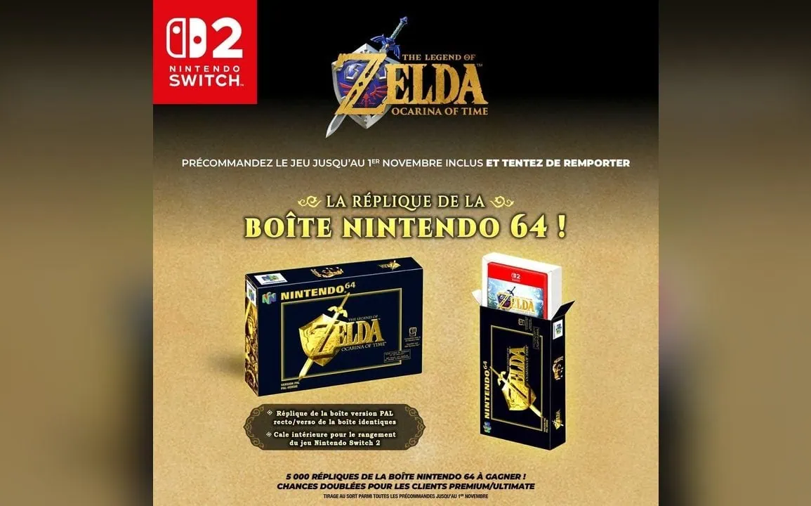 Micromania annule ses nocturnes le 4 novembre pour Zelda Ocarina of Time sur Switch 2