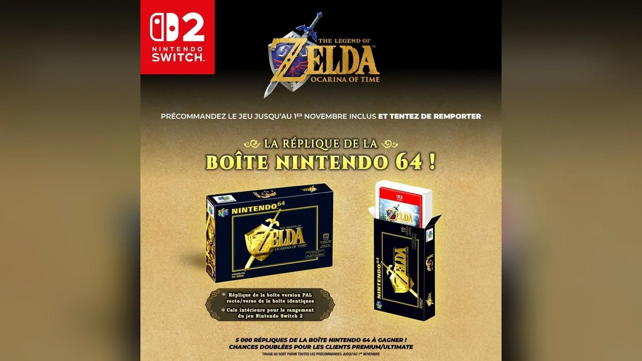 Micromania annule ses nocturnes le 4 novembre pour Zelda Ocarina of Time sur Switch 2